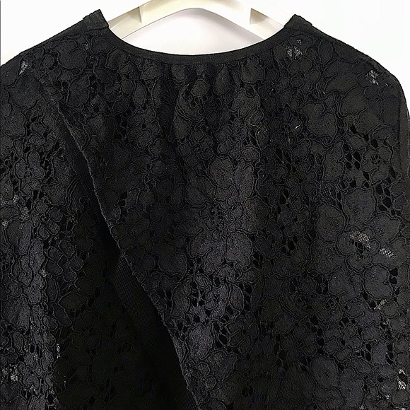 Sacai Mixed Media Lace and Tulle T-Shirt - Picture 7 of 7